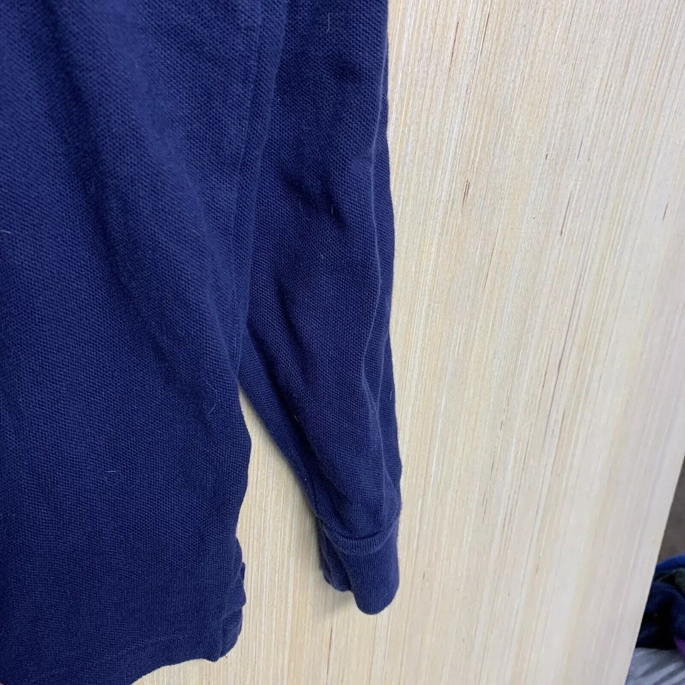 Polo Ralph Lauren Shirt Adult Large Blue Long Sleeve Men's Big Pony Hooded Crest - Picture 7 of 14